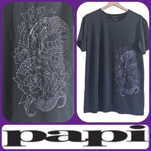 PAPI PURPLE SNAKE SHORT SLEEVE TEE